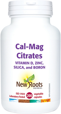Cal-Mag Citrates Vitamin D, Zinc, Silica, and Boron
