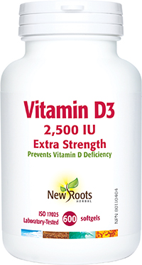 Vitamin D3 2,500 IU Extra Strength (Softgels)
