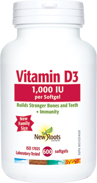 Vitamin D3 1,000 IU per Softgel