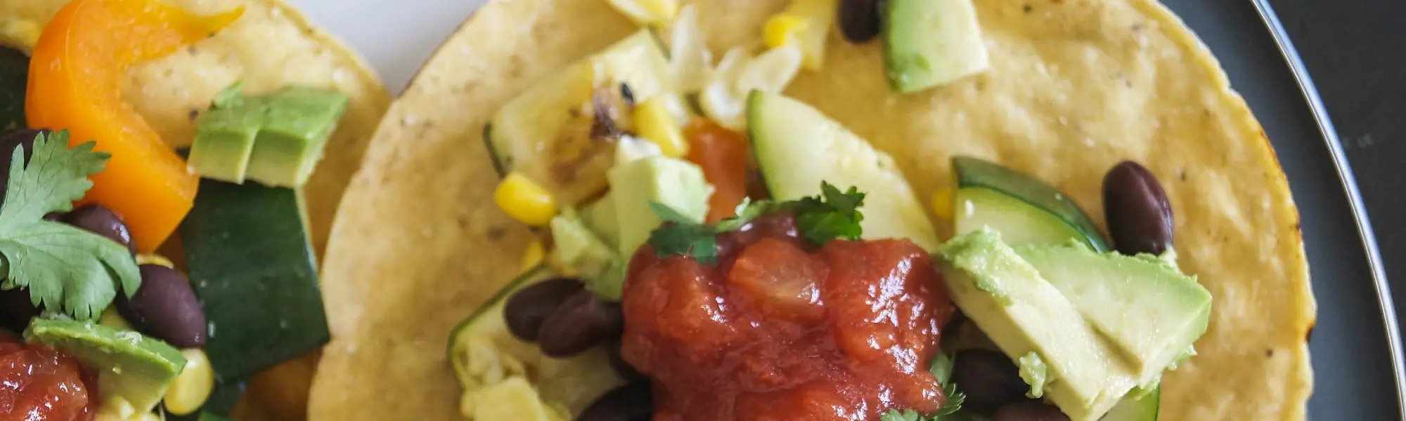 Grilled Veggie Tostada