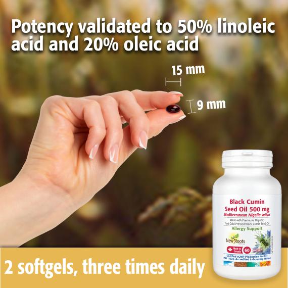 Black Cumin Seed Oil (Softgels) 500 mg