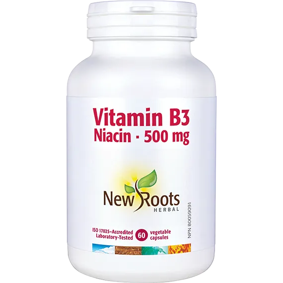 Vitamin B3 Niacin · 500 mg