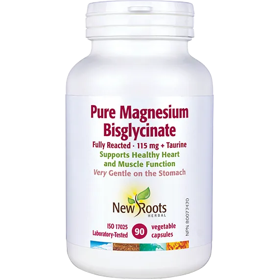 Pure Magnesium Bisglycinate 115 mg + Taurine